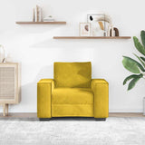 Vidaxl sofastoel geel 100x78x84 cm fluweel