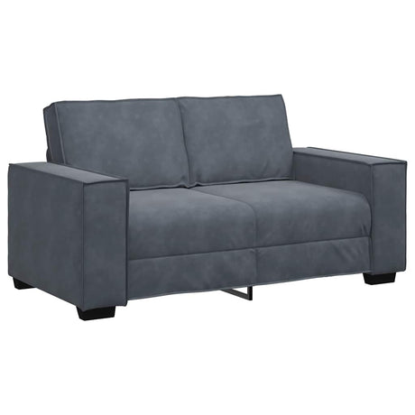 Vidaxl tweezitsbank 160x78x84 cm fluweel donkergrijs