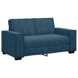 Vidaxl tweezitsbank 160x78x84 cm fluweel blauw