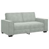 Vidaxl tweezitsbank 180x78x84 cm fluweel lichtgrijs