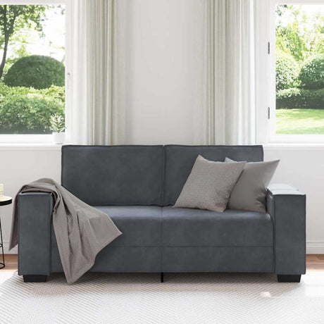 Vidaxl tweezitsbank 180x78x84 cm fluweel donkergrijs