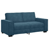 Vidaxl tweezitsbank 180x78x84 cm fluweel blauw
