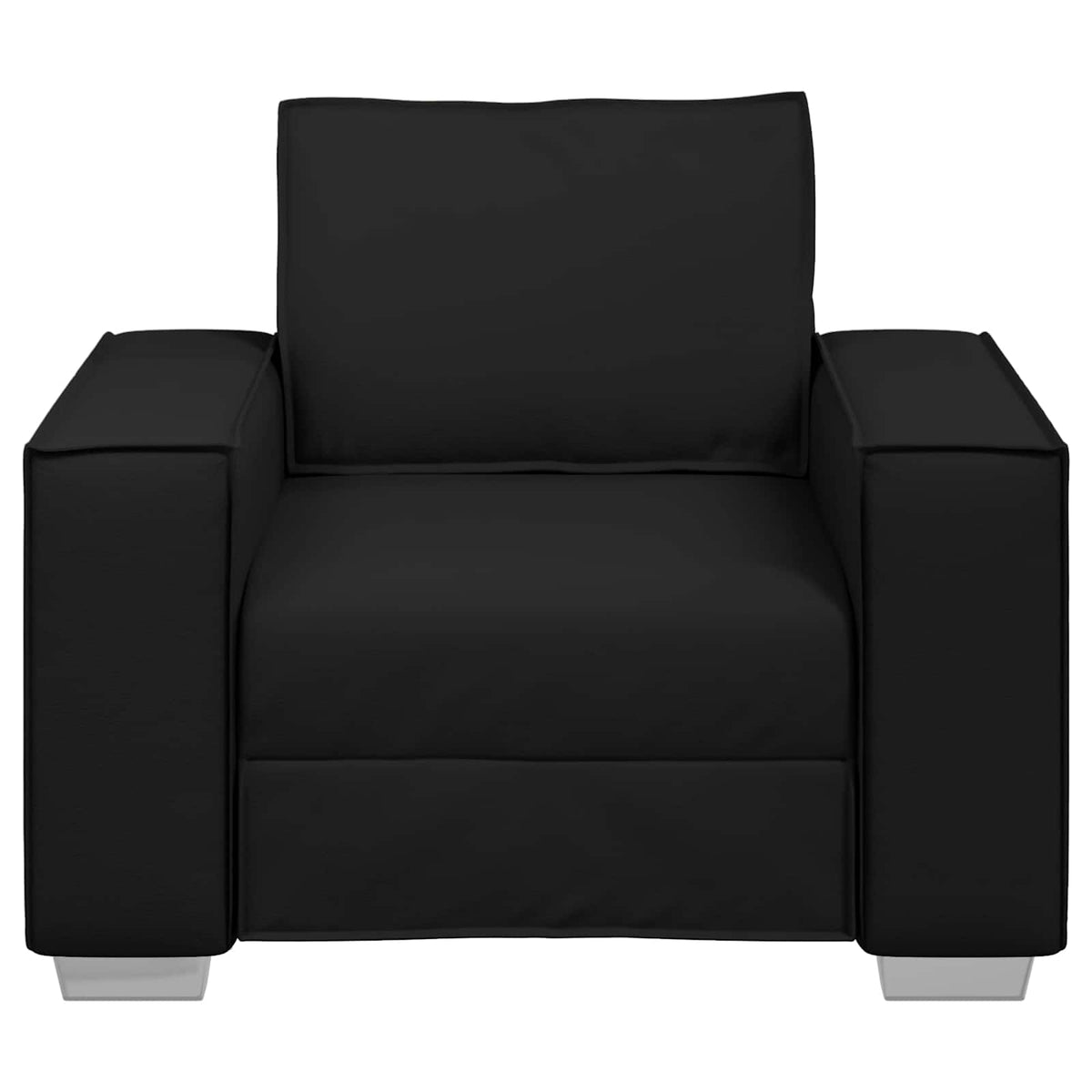 Vidaxl sofa stoel zwart 100 cm nep leer
