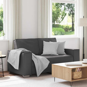 Vidaxl loveseat grijs 160 cm nep leer