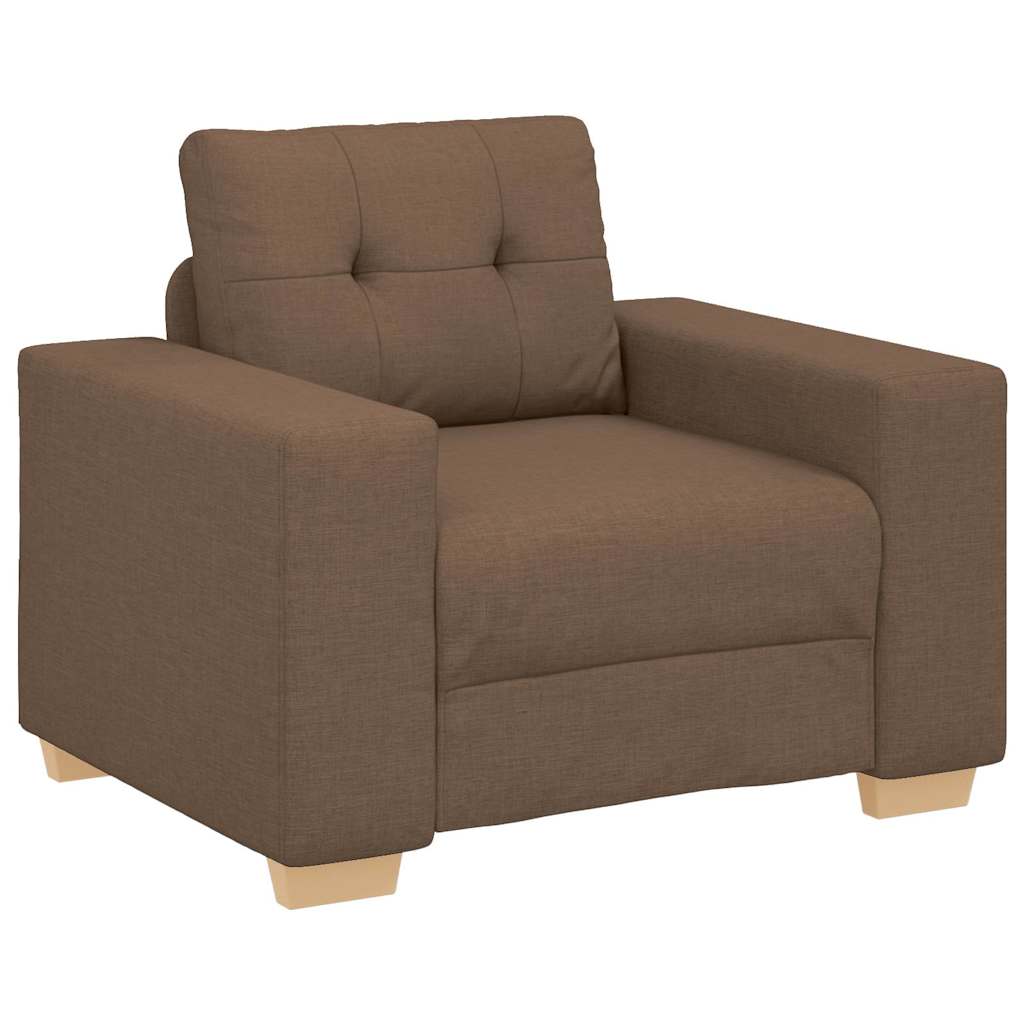 Vidaxl fauteuil bruin 100x78x80 cm stof