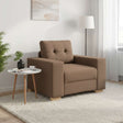 Vidaxl fauteuil bruin 100x78x80 cm stof