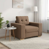 Vidaxl fauteuil bruin 100x78x80 cm stof