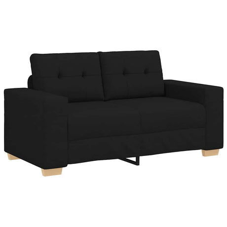 Vidaxl loveseat bank 160x77x82 cm stof zwart
