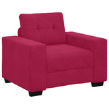 Vidaxl sofastoel wijnrood 100x78x80 cm fluweel