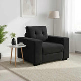 Vidaxl fauteuil 100x78x80 cm fluweel zwart