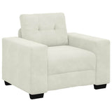 Vidaxl sofastoel crème 100x78x80 cm fluweel