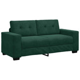 Vidaxl loveseat sofa donkergroen 180x77x82 cm fluweel