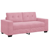 Vidaxl loveseat bank roze 180x77x82 cm fluweel