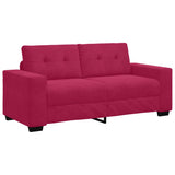 Vidaxl loveseat sofa wijnrood 180x77x82 cm fluweel