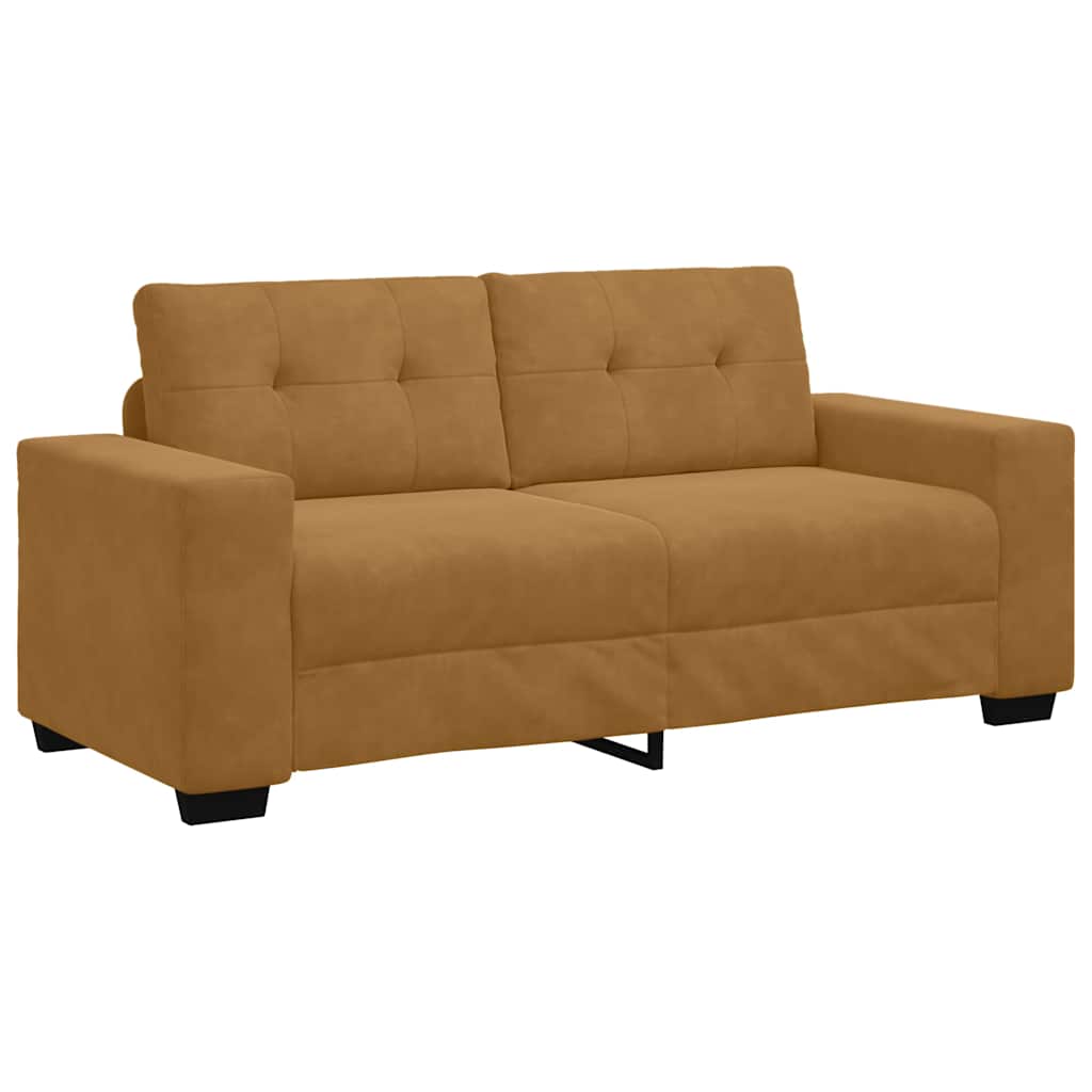 Vidaxl loveseat sofa bruin 180x77x82 cm fluweel