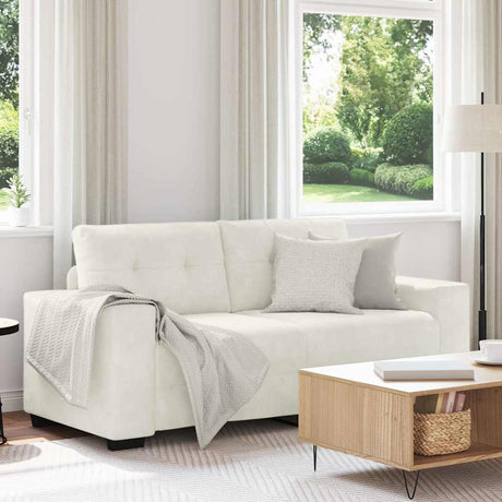 Vidaxl loveseat sofa crème 180x77x82 cm fluweel