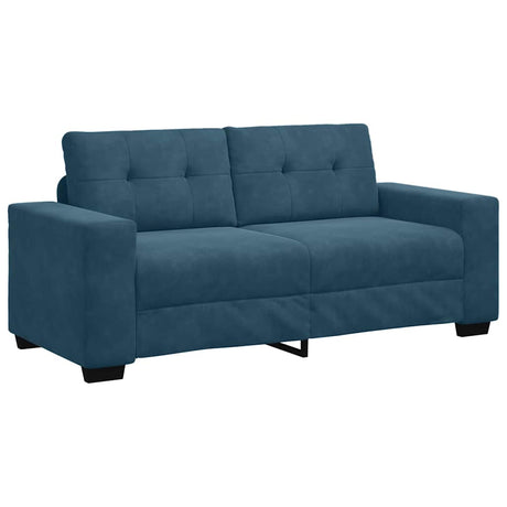 Vidaxl loveseat sofa blauw 180x77x82 cm fluweel