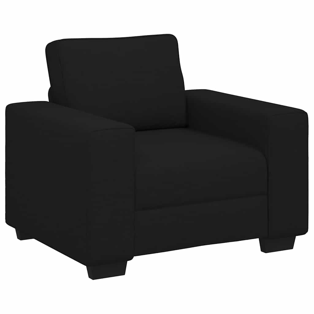 Vidaxl fauteuil 100x77x82 cm stof zwart