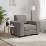 Vidaxl sofastoel taupe 100x77x82 cm stof