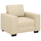 Vidaxl sofastoel crème 100x77x82 cm stof