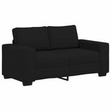 Vidaxl 2-zitsbank 160x77x82 cm stof zwart