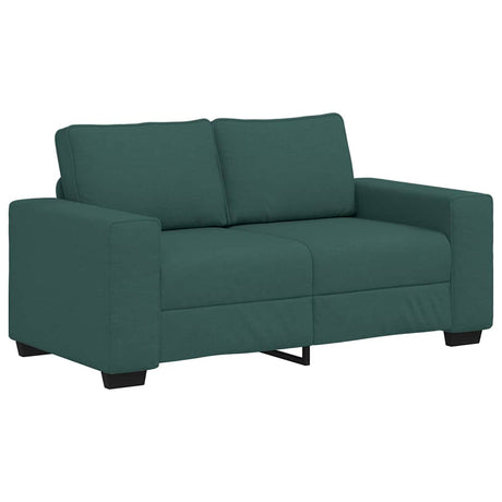 Vidaxl 2-zitsbank donkergroen 160x77x82 cm stof