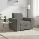 Vidaxl sofastoel lichtgrijs 100x77x82 cm corduroy stof