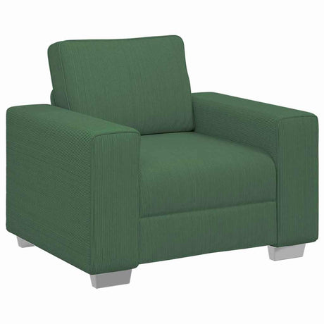 Vidaxl sofastoel donkergroen 100x77x82 cm corduroy stof