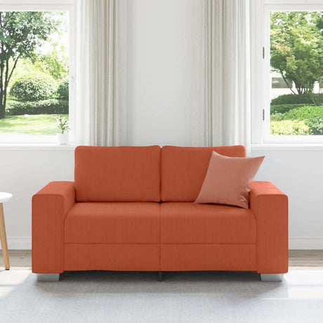 Vidaxl loveseat sofa rood oranje 160x77x82 cm corduroy stof