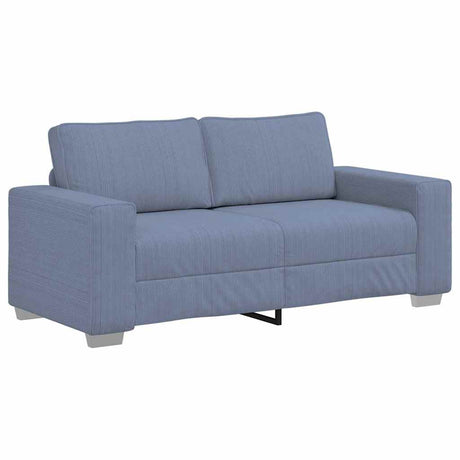 Vidaxl loveseat sofa blauw 180x77x82 cm corduroy stof