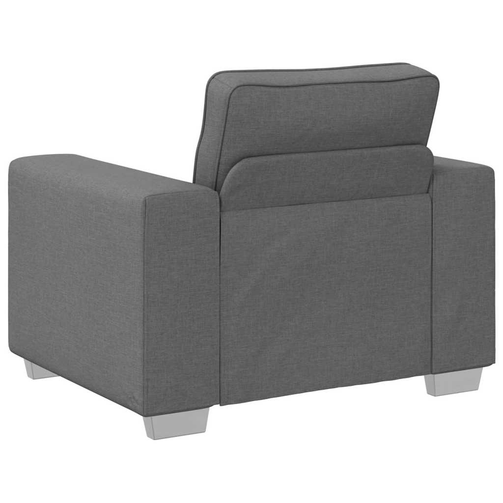 Vidaxl sofa stoel donkergrijs 100 cm stof