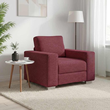 Vidaxl sofa stoel wijnrood 100 cm stof