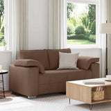 Vidaxl loveseat bruin 160 cm stof