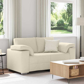 Vidaxl 2-zits sofa beige 160 cm linnen-mix stof