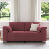 Vidaxl loveseat wijnrood 180 cm stof