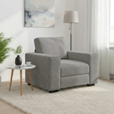 Vidaxl fauteuil 100x77x82 cm fluweel lichtgrijs