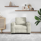 Vidaxl sofastoel crème 100x77x82 cm fluweel