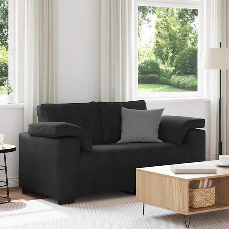 Vidaxl loveseat bank 160x77x82 cm fluweel zwart