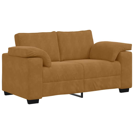 Vidaxl loveseat sofa bruin 160x77x82 cm fluweel
