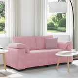 Vidaxl loveseat sofa roze 180x77x82 cm fluweel