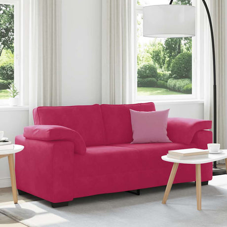 Vidaxl loveseat sofa wijnrood 180x77x82 cm fluweel
