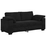 Vidaxl loveseat bank 180x77x82 cm fluweel zwart