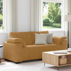 Vidaxl loveseat sofa bruin 180x77x82 cm fluweel