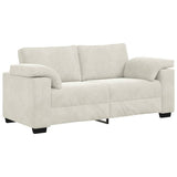 Vidaxl loveseat sofa crème 180x77x82 cm fluweel