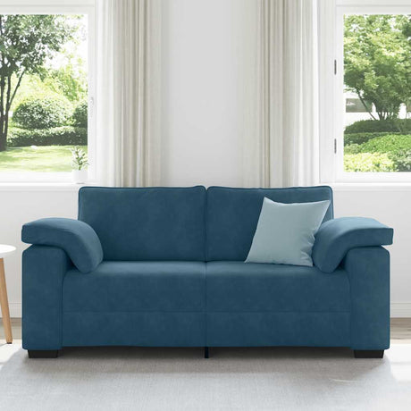Vidaxl loveseat sofa blauw 180x77x82 cm fluweel