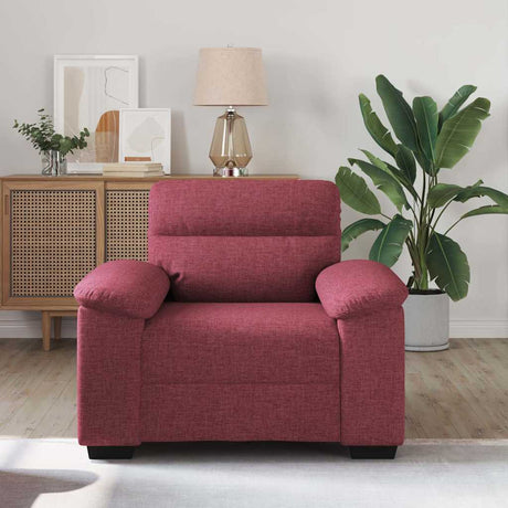 Vidaxl bankstoel wijnrood 100x81x84 cm stof