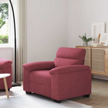 Vidaxl bankstoel wijnrood 100x81x84 cm stof