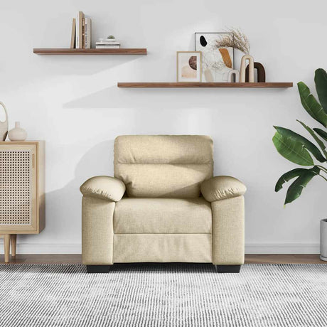 Vidaxl sofastoel crème 100x81x84 cm stof