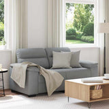 Vidaxl 2-zitsbank 160x81x84 cm stof lichtgrijs