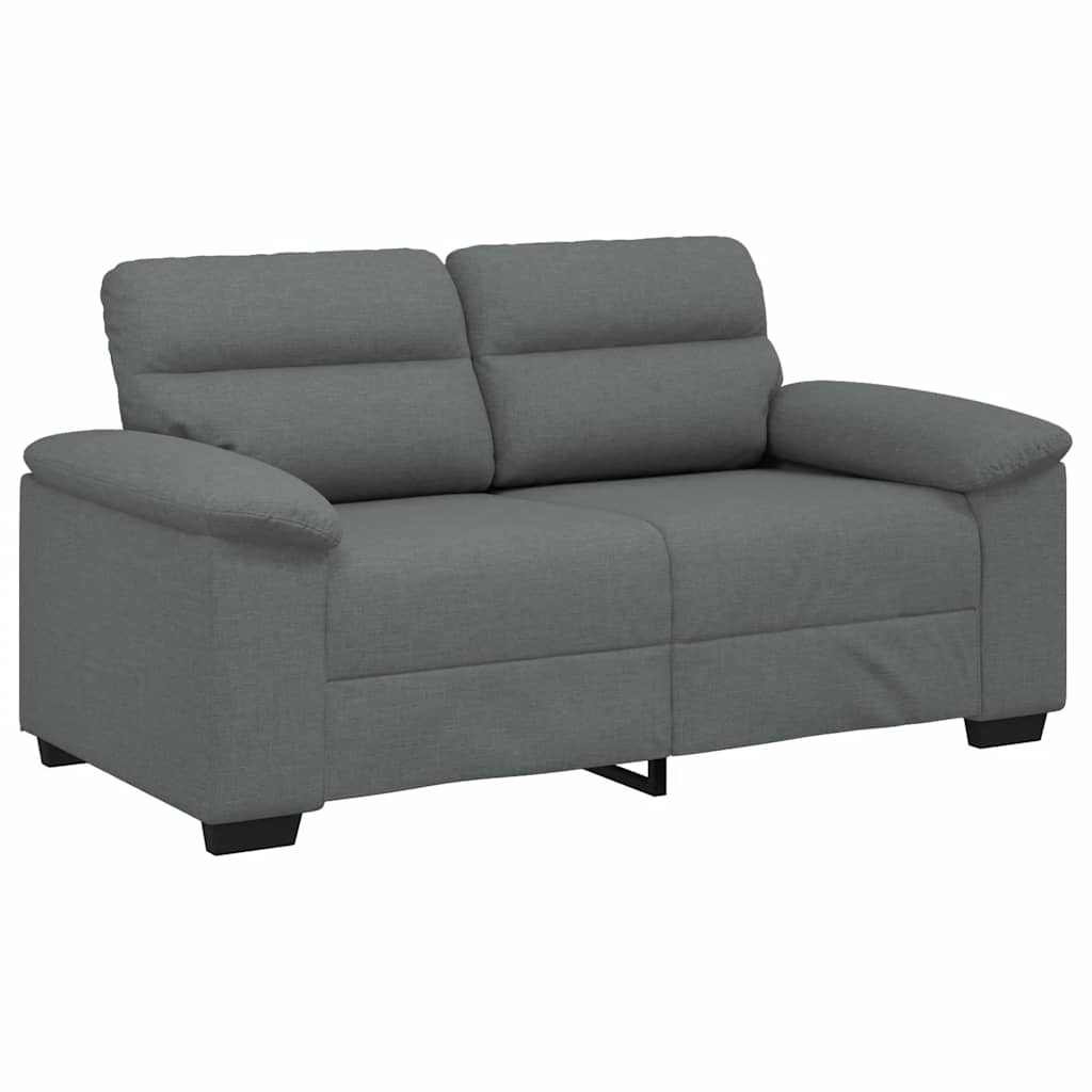 Vidaxl 2-zitsbank 160x81x84 cm stof donkergrijs